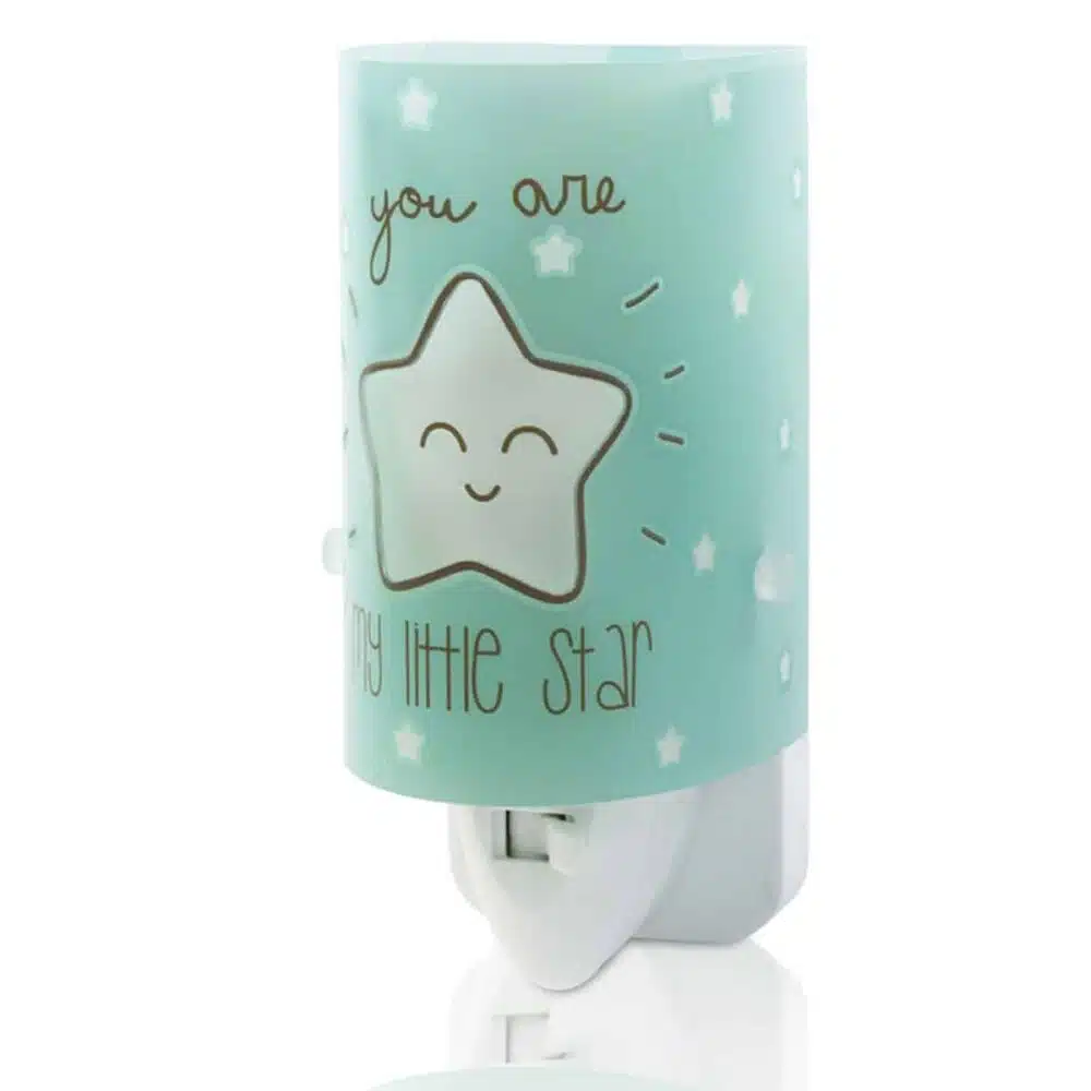 My Little Star Green Παιδικό φωτιστικό πρίζας LED