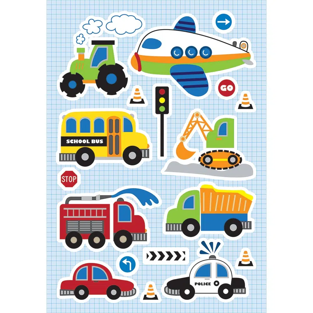 Traffic παιδικά διακοσμητικά αυτοκόλλητα τοίχου