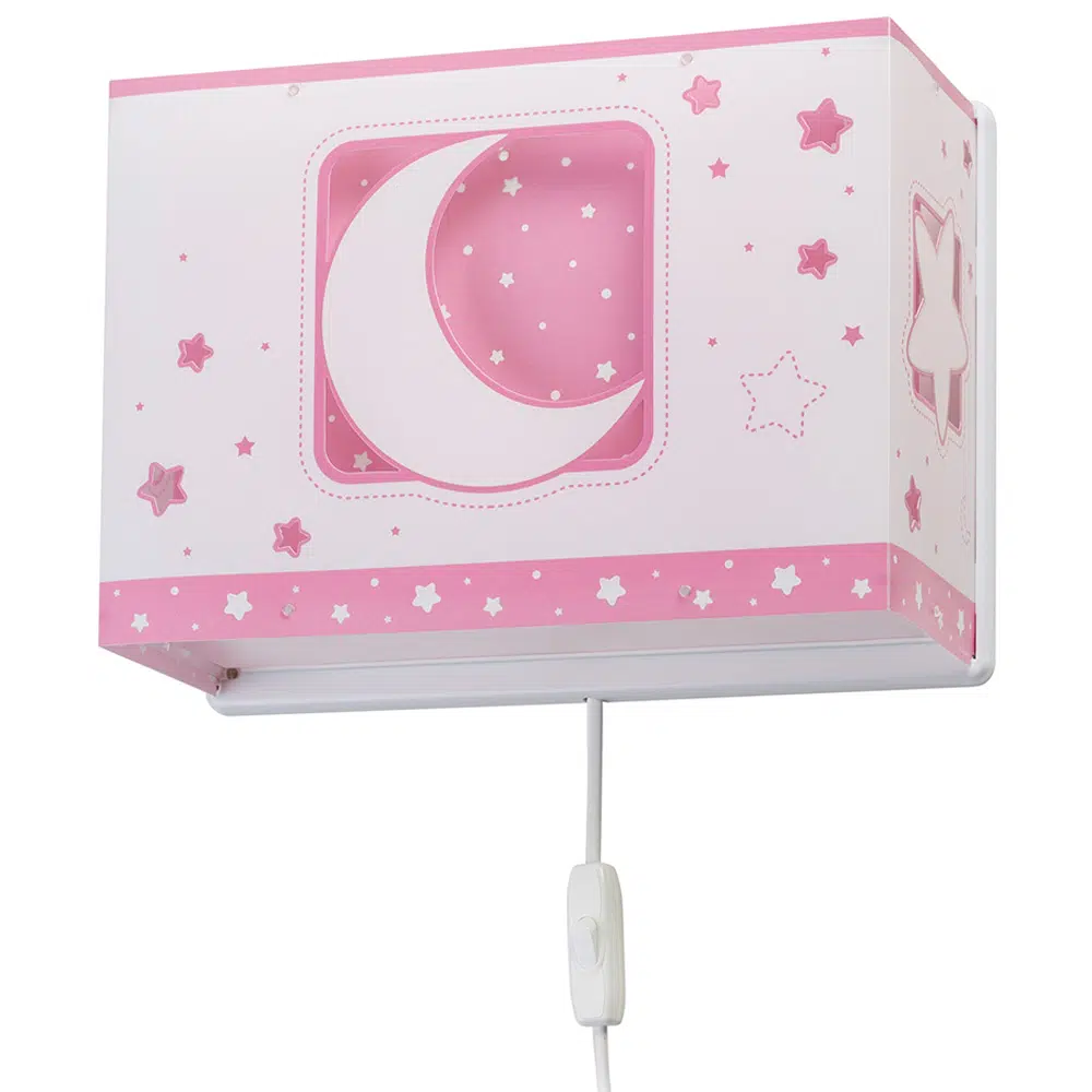 Moonlight Pink παιδικό φωτιστικό απλίκα τοίχου