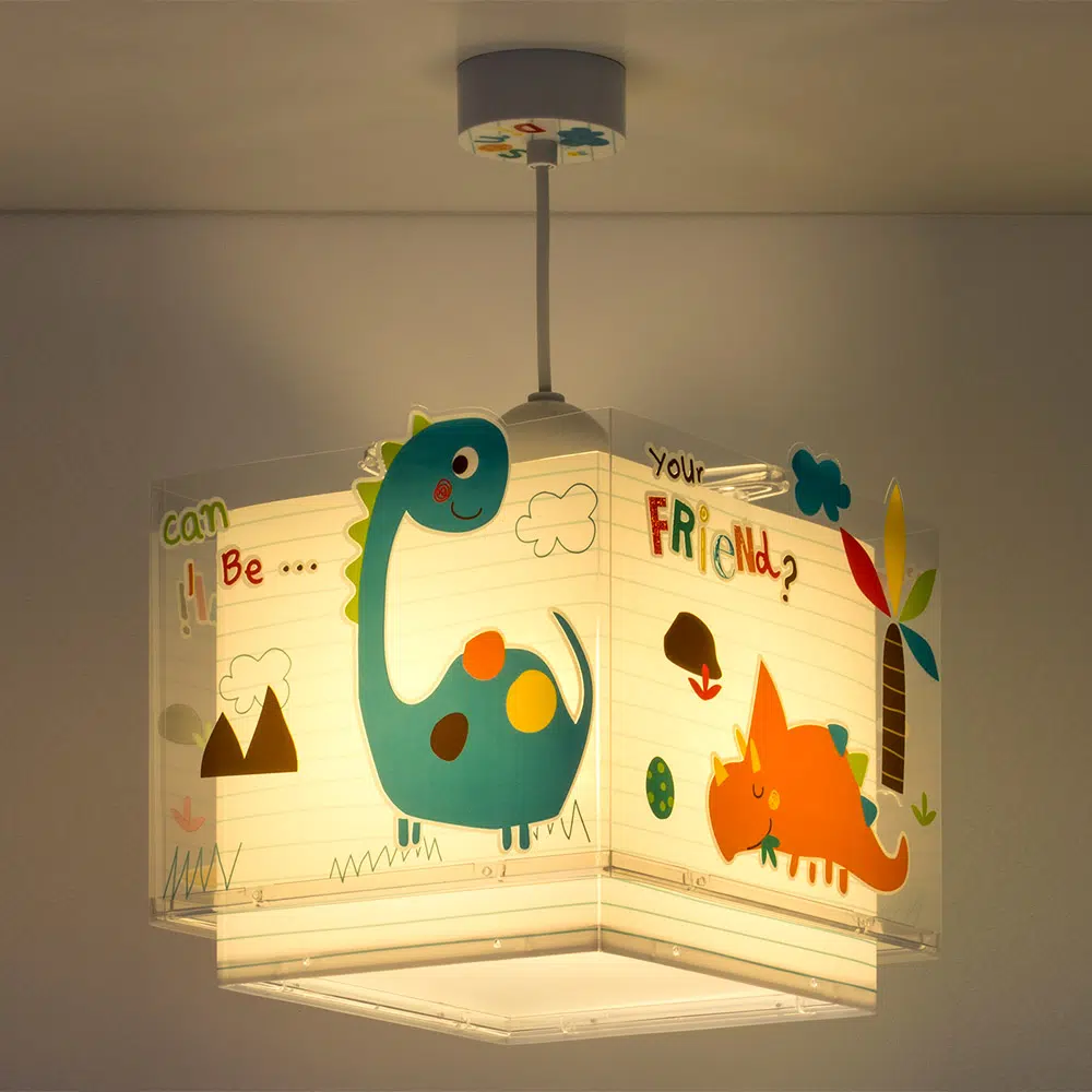 Dinos παιδικό φωτιστικό οροφής κρεμαστό
