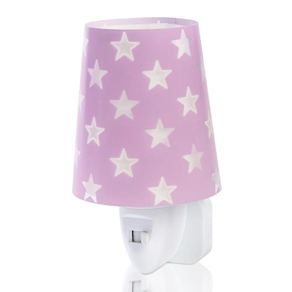 Stars Lilac φωτιστικό νυκτός πρίζας
