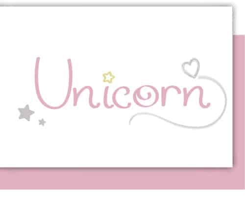 Unicorn παιδικό σερβίτσιο φαγητού