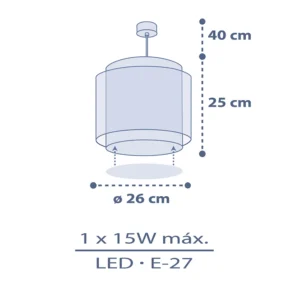 Moon Dream κρεμαστό παιδικό φωτιστικό